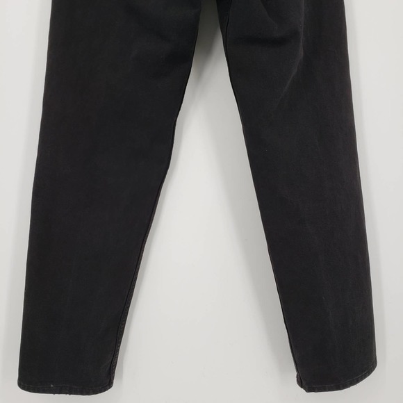 Calvin Klein Vintage 90s Easy Fit Jeans 10 Tapered Leg High Rise Faded Black - Picture 12 of 12